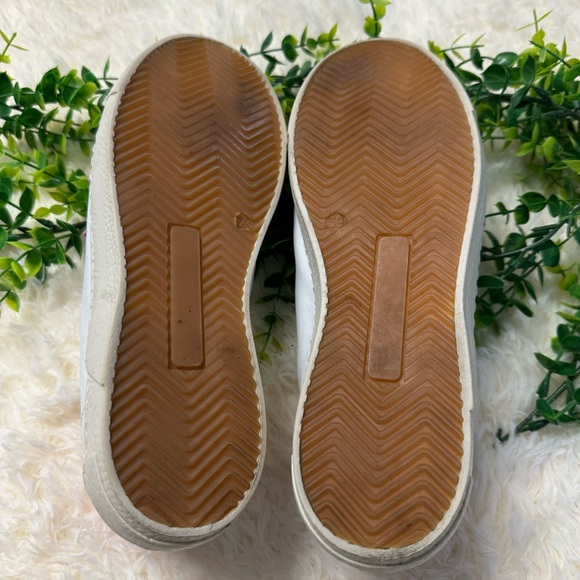 MLN Leather Sneakers Pink Star Sneakers Size 9 - Picture 6 of 9